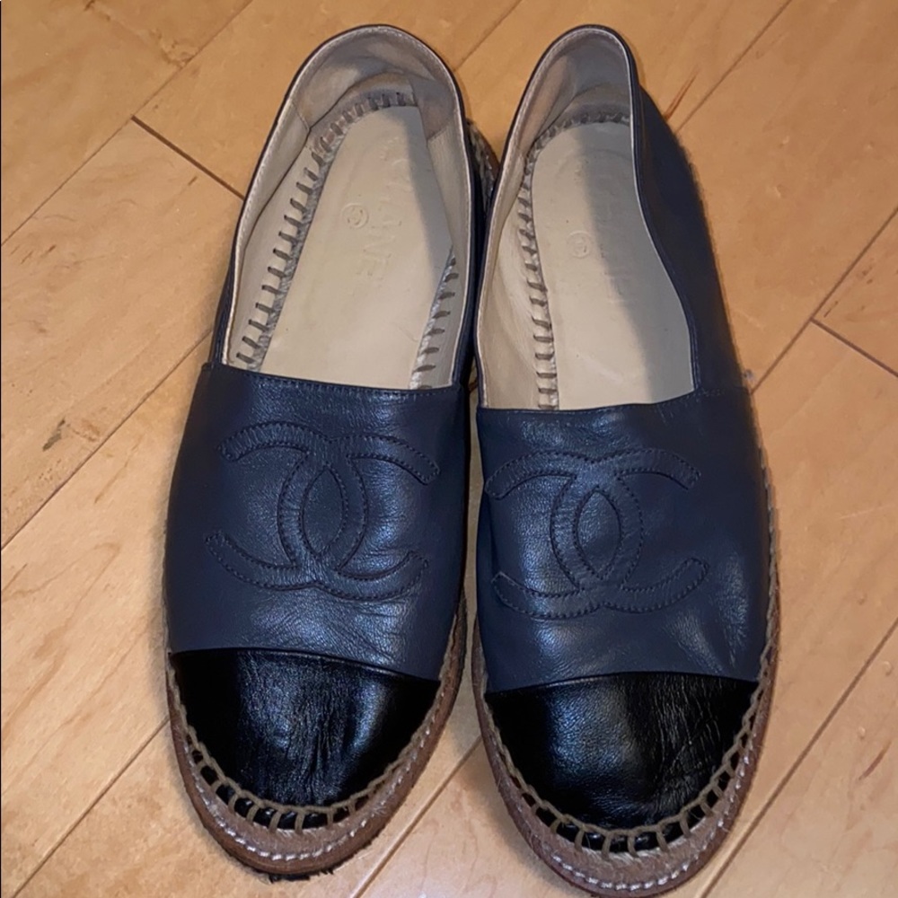 Chanel platform espadrilles, size 39